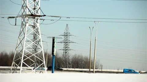 Traffic on the autobahn 스톡 동영상 10757093