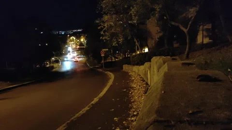 Traffic autumn evening Video stock 286798468