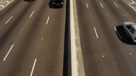 Traffic on the avenue Video stock 27137748