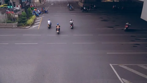 Traffic in Bangkok Видео 115758008