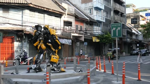 Traffic in Bangkok Stock Footage 271578940