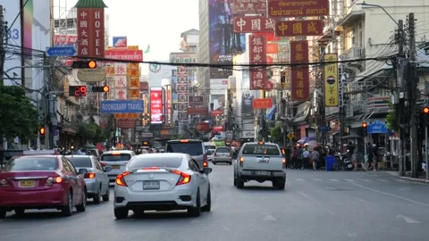 Traffic in Bangkok Stock Footage 271579675