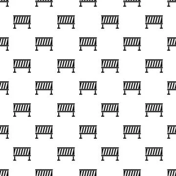 Traffic barrier pattern Stock Illustration