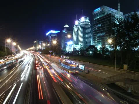 Traffic in Beijing Stock-Footage 10898072