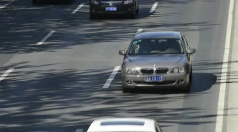 Traffic Beijing2 25fps Video stock 12228875