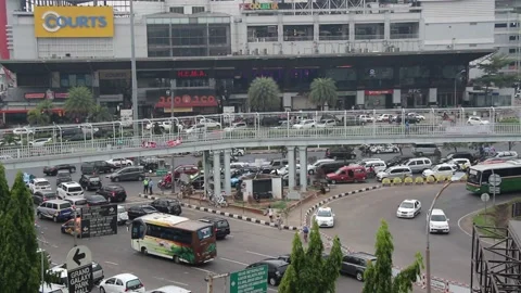 Traffic of Bekasi City West Java Indonesia Stock Footage 209840819