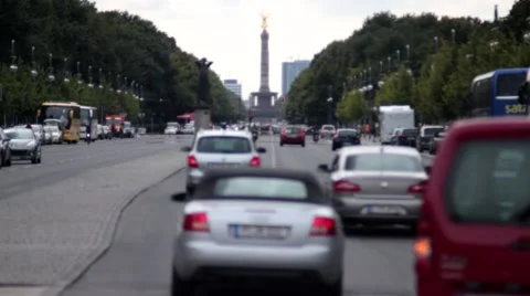 Traffic in belin city Stock Footage 40855087