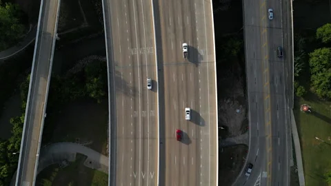 Traffic on Beltway 8 Stock Footage 204885349