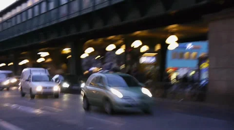 Traffic in berlin Stock-Footage 33030935