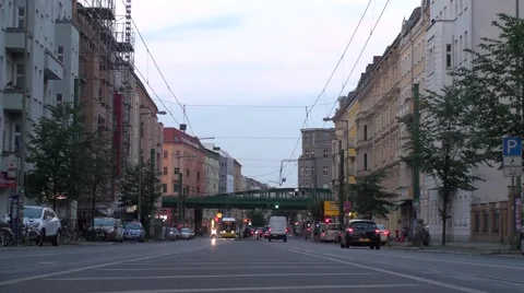 Traffic at berlin Stock Footage 52491214