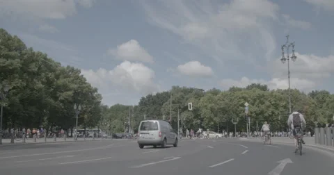 Traffic in Berlin, Germany - 4K Stock Footage 68495663