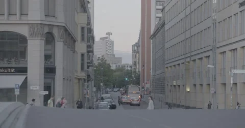 Traffic in Berlin, Germany - 4K Stock Footage 68500062