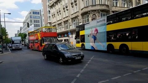 Traffic in Berlin, Germany Video stock 79857738