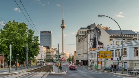 Traffic in Berlin, Germany Stock Footage 114554853