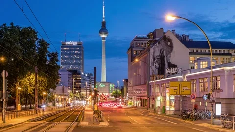 Traffic in Berlin, Germany Stock Footage 114555617