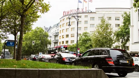 Traffic at Berlin timelapse Video stock 50968864