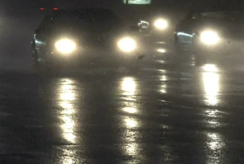 Traffic in Blizzard 2 Video stock 285691