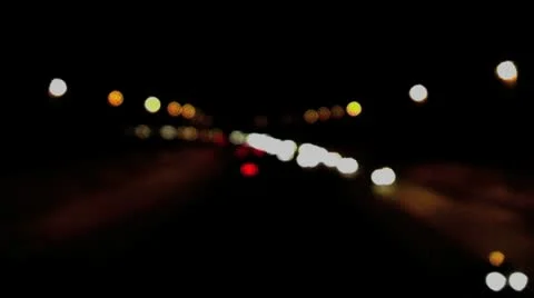 Traffic Blur Fast Video stock 10678905