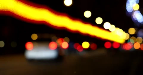 Traffic Blur Stock Footage 145796006