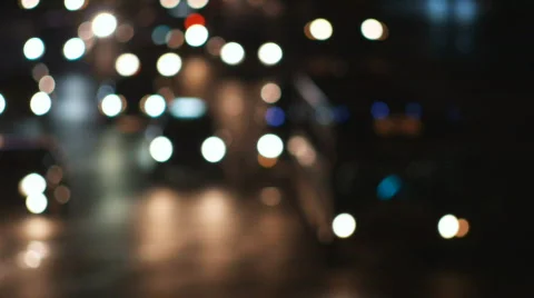 Traffic Blur Front 1 스톡 동영상 508752