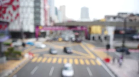 Traffic blur HD Stock Footage 54621895