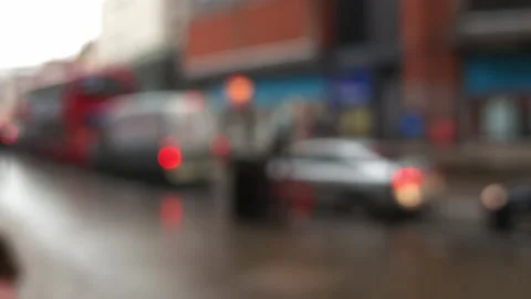 Traffic bokeh background. Stock Footage 171973568