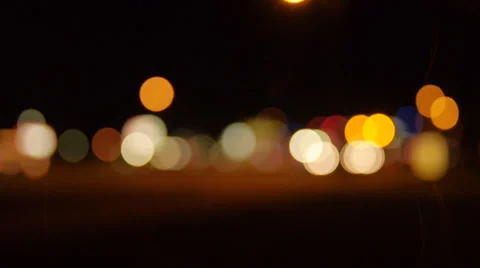 Traffic bokeh Stock Footage 37434174
