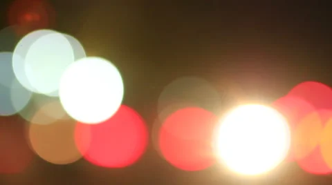 Traffic Bokeh Video stock 54949177
