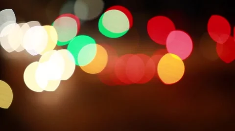 Traffic bokeh light Video stock 67184073