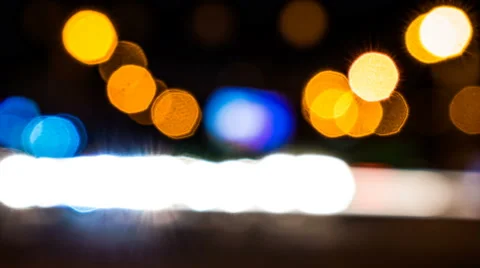 Traffic Bokeh Lights 스톡 동영상 68923120