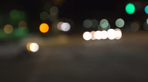 Traffic bokeh shot Vídeo Stock 59083004