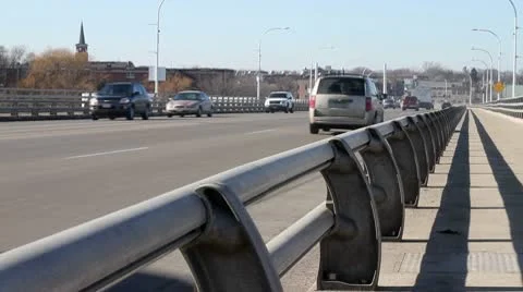 Traffic on Bridge 01 Stock-Footage 10738571