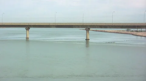 Traffic on the bridge Vidéo 695182