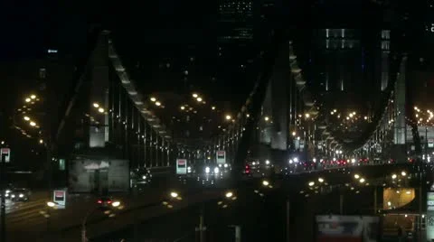  Traffic on the bridge. Stock Footage 21844815