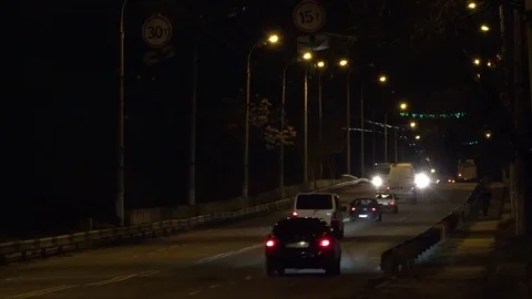 The traffic on the bridge. Stock Footage 81969637