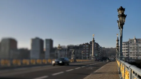 Traffic on bridge Stock Footage 100808057