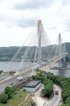 Traffic bridge Stock Photos
