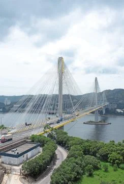 Traffic bridge Stock Photos