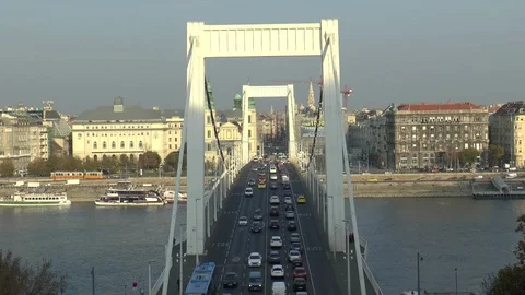Traffic on Bridge Time Lapse Stock Footage 100198291