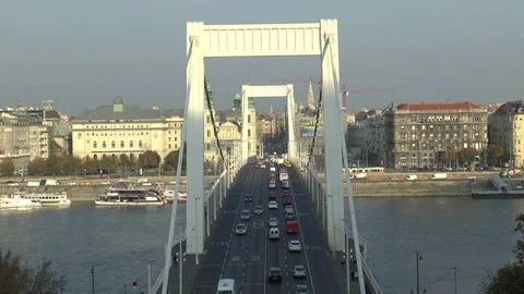 Traffic on Bridge Time Lapse Stock Footage 100198333