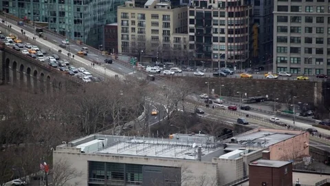 Traffic In Brooklyn NYC Video stock 74481050