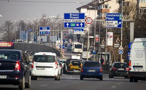 Traffic in Bucharest, Romania Photos