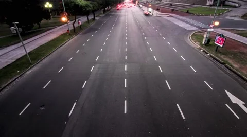 Traffic in Buenos Aires Stock Footage 41294252