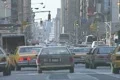 Traffic on a busy street in Manhattan Footage