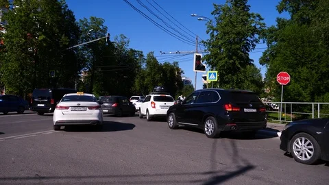 Traffic car Stock Footage 108234613