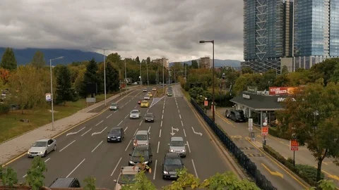 Traffic cars Sofia Stock Footage 118290475