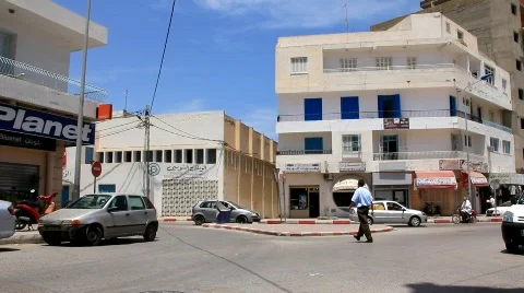 Traffic centre in Sousse, Tunisia Video stock 772985
