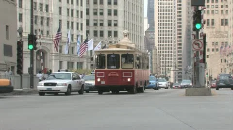 Traffic Chicago Stock Footage 11528259