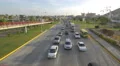 Traffic on Cinta Costera in Panama City 4k or 4k+ Resolution