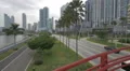 Traffic on Cinta Costera street in Panama City 4k or 4k+ Resolution